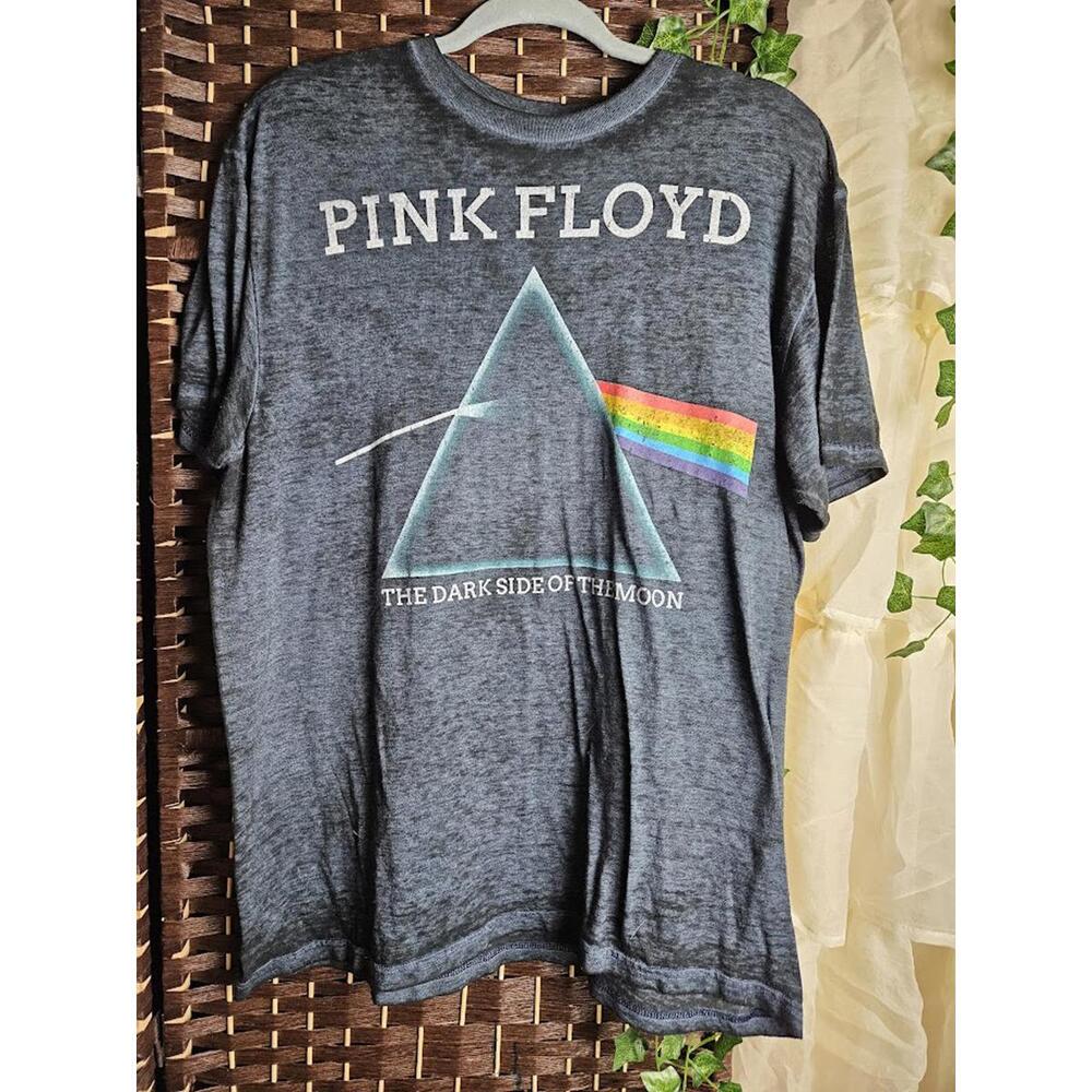 Pink Floyd Dark Side of the Moon Graphic Tee Vintage Style Band Shirt